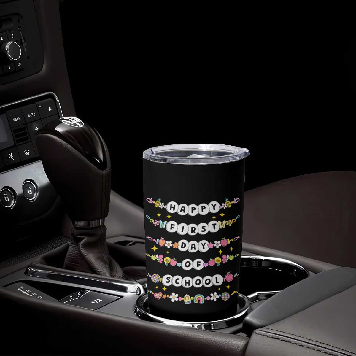 Happy First Day Of School Tumbler Cup Teacher Kids Back To School Bracelets TS10 Print Your Wear