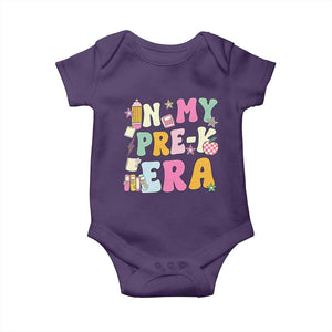 In My Pre-K Era Baby Onesie Girl Back To School Cute PreSchool Teacher TS10 Purple Print Your Wear