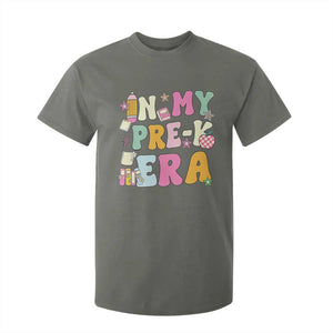 In My Pre-K Era T Shirt For Kid Girl Back To School Cute PreSchool Teacher TS10 Military Green Print Your Wear
