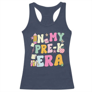 In My Pre-K Era Racerback Tank Top Girl Back To School Cute PreSchool Teacher TS10 Navy Print Your Wear
