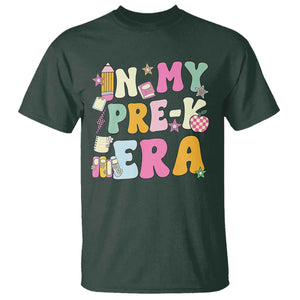 In My Pre-K Era T Shirt Girl Back To School Cute PreSchool Teacher TS10 Dark Forest Green Print Your Wear
