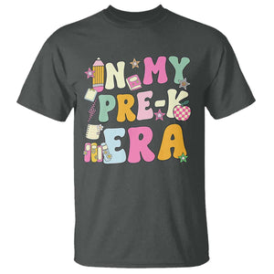 In My Pre-K Era T Shirt Girl Back To School Cute PreSchool Teacher TS10 Dark Heather Print Your Wear