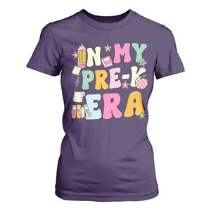In My Pre-K Era T Shirt For Women Girl Back To School Cute PreSchool Teacher TS10 Purple Print Your Wear