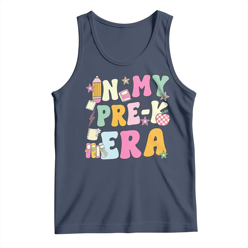 In My Pre-K Era Tank Top Girl Back To School Cute PreSchool Teacher TS10 Navy Print Your Wear