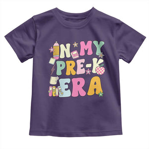 In My Pre-K Era Toddler T Shirt Girl Back To School Cute PreSchool Teacher TS10 Purple Print Your Wear