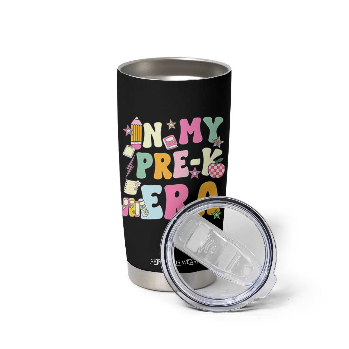 In My Pre-K Era Tumbler Cup Girl Back To School Cute PreSchool Teacher TS10 Print Your Wear