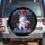 Funny Back To School 1st Grade Spare Tire Cover First Grade Unicorn Girls TS10 No hole Black Print Your Wear