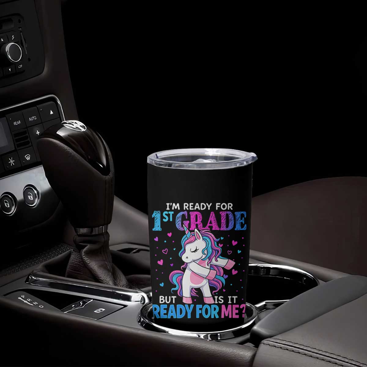 Funny Back To School 1st Grade Tumbler Cup First Grade Unicorn Girls TS10 Print Your Wear