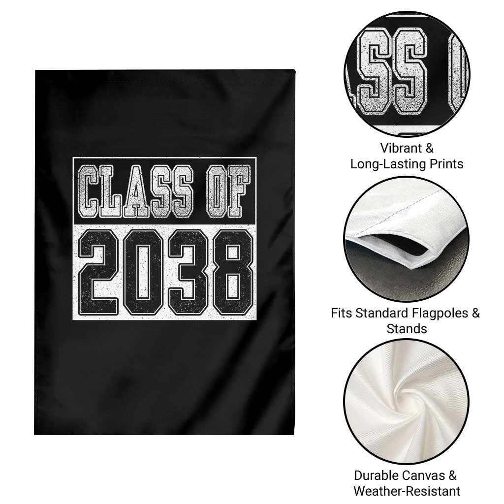 Class of 2038 Garden Flag Grow With Me To Graduation TS10 Print Your Wear