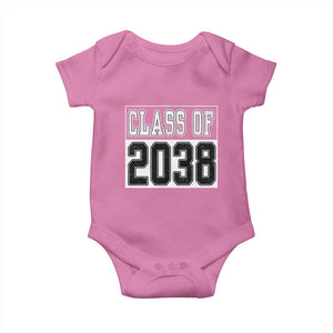 Class of 2038 Baby Onesie Grow With Me To Graduation TS10 Azalea Print Your Wear