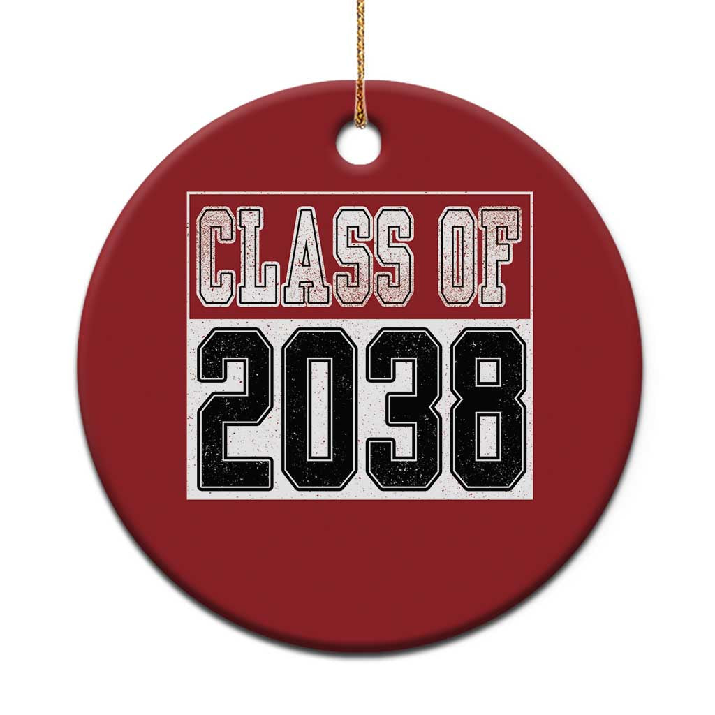 Class of 2038 Christmas Ornament Grow With Me To Graduation TS10 Print Your Wear