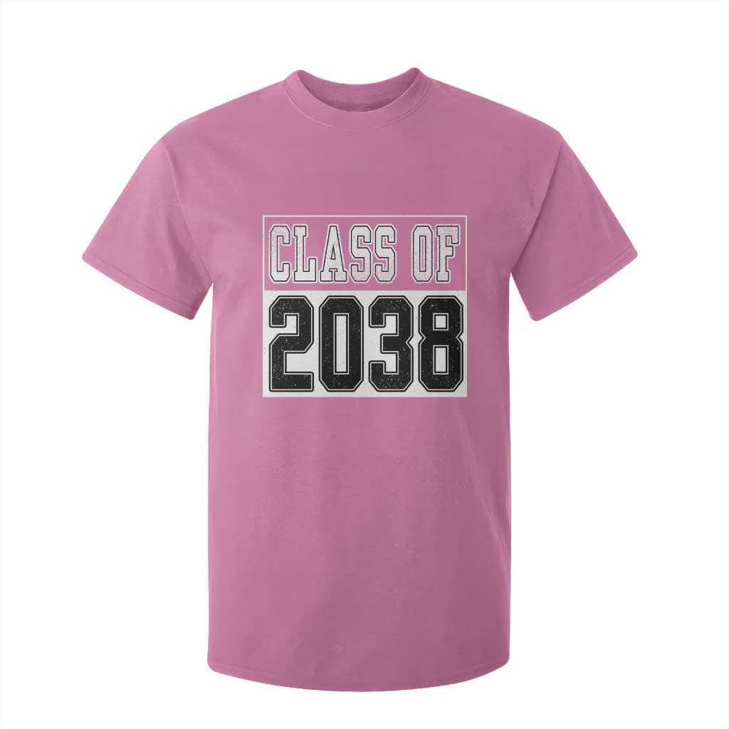 Class of 2038 T Shirt For Kid Grow With Me To Graduation TS10 Azalea Print Your Wear