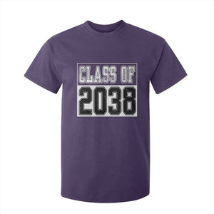 Class of 2038 T Shirt For Kid Grow With Me To Graduation TS10 Purple Print Your Wear