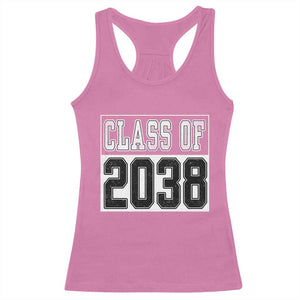 Class of 2038 Racerback Tank Top Grow With Me To Graduation TS10 Azalea Print Your Wear