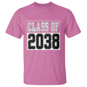 Class of 2038 T Shirt Grow With Me To Graduation TS10 Azalea Print Your Wear