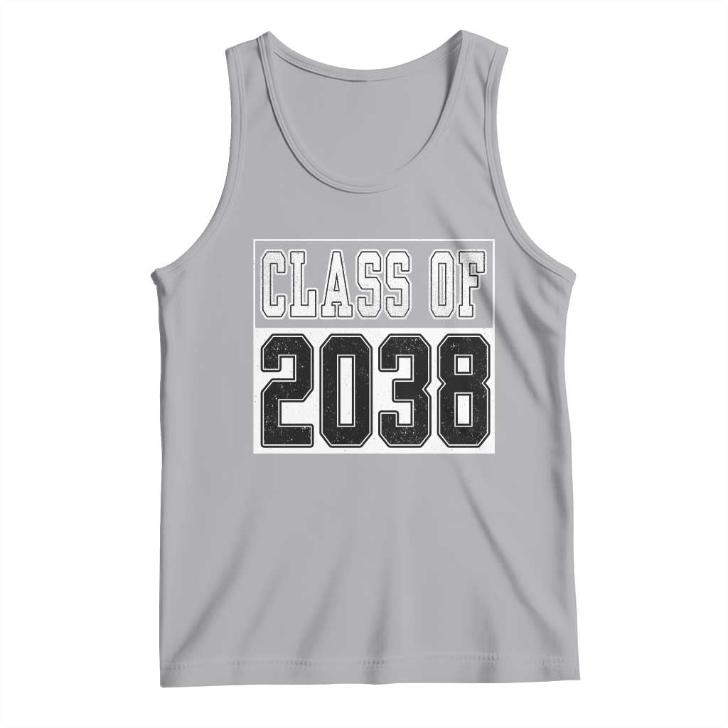 Class of 2038 Tank Top Grow With Me To Graduation TS10 Athletic Heather Print Your Wear