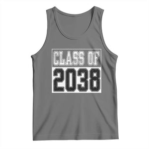 Class of 2038 Tank Top Grow With Me To Graduation TS10 Black Heather Print Your Wear