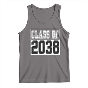 Class of 2038 Tank Top Grow With Me To Graduation TS10 Deep Heather Print Your Wear