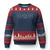 Class of 2037 Ugly Christmas Sweater Grow With Me First Day of School Graduation Gift TS10 Navy Red Print Your Wear
