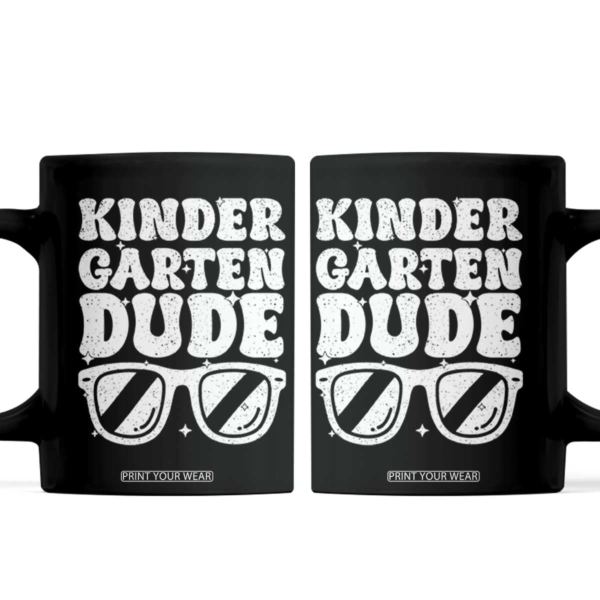 Kindergarten Dude Coffee Mug Funny Back to School First Day Of Kinder Graduation TS10 Black Print Your Wear