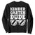Kindergarten Dude Sweatshirt Funny Back to School First Day Of Kinder Graduation TS10 Black Print Your Wear