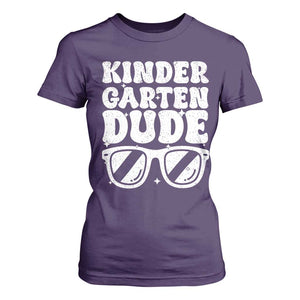 Kindergarten Dude T Shirt For Women Funny Back to School First Day Of Kinder Graduation TS10 Purple Print Your Wear