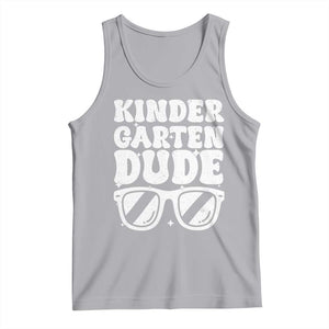Kindergarten Dude Tank Top Funny Back to School First Day Of Kinder Graduation TS10 Athletic Heather Print Your Wear