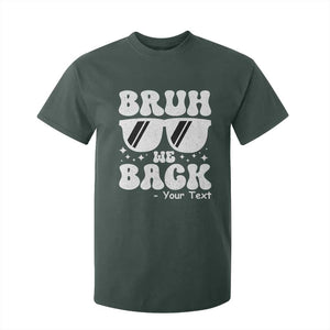 Personalized Back To School T Shirt For Kid Custom Name Happy First Day Of School TS10 Dark Forest Green Print Your Wear