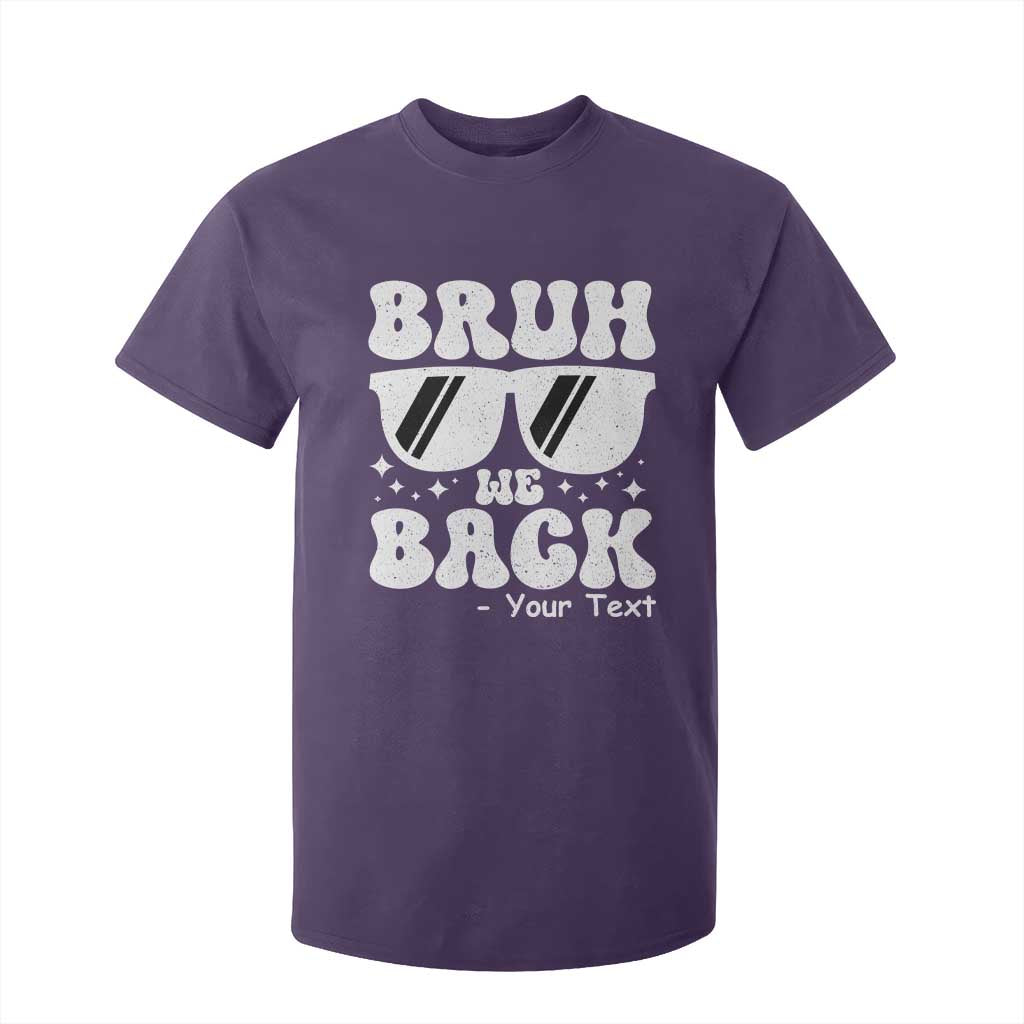 Personalized Back To School T Shirt For Kid Custom Name Happy First Day Of School TS10 Purple Print Your Wear