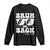 Personalized Back To School Long Sleeve Shirt Custom Name Happy First Day Of School TS10 Black Print Your Wear