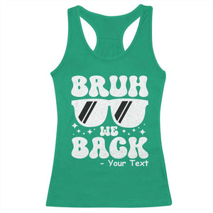 Personalized Back To School Racerback Tank Top Custom Name Happy First Day Of School TS10 Irish Green Print Your Wear
