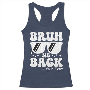 Personalized Back To School Racerback Tank Top Custom Name Happy First Day Of School TS10 Navy Print Your Wear