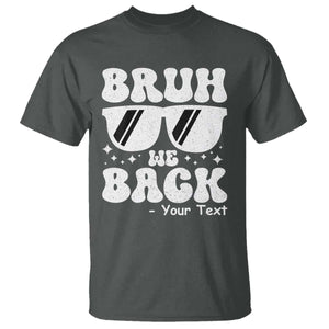 Personalized Back To School T Shirt Custom Name Happy First Day Of School TS10 Dark Heather Print Your Wear