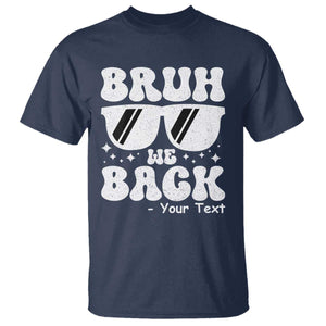 Personalized Back To School T Shirt Custom Name Happy First Day Of School TS10 Navy Print Your Wear
