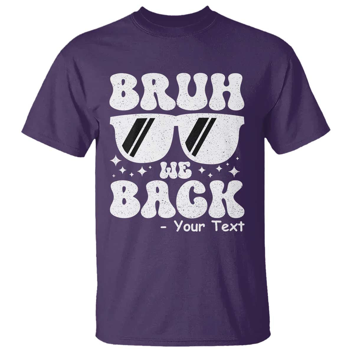 Personalized Back To School T Shirt Custom Name Happy First Day Of School TS10 Purple Print Your Wear