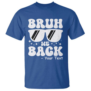 Personalized Back To School T Shirt Custom Name Happy First Day Of School TS10 Royal Blue Print Your Wear