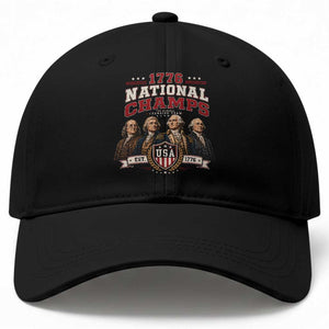 Funny Founding Fathers USA 250th Anniversary Baseball Cap 1776 Championship Parody American Flag Vintage Patriotic Humor