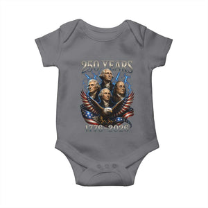 Founding Fathers USA 250th Anniversary Baby Onesie Vintage 250 Years 1776 2026 Patriotic Eagle American Flag