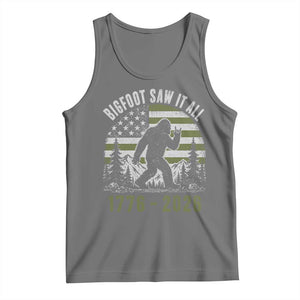 Retro Bigfoot Saw It All USA 250th Anniversary Tank Top 250 Years 1776 2026 4th of July Sasquatch Flag