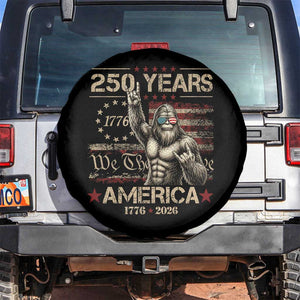 Bigfoot Sasquatch USA 250th Anniversary Spare Tire Cover Retro 250 Years 1776 2026 4th of July Independence Day