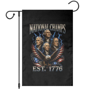 Founding Fathers USA 250th Anniversary Garden Flag Vintage National Champions 250 Years Patriotic American Flag