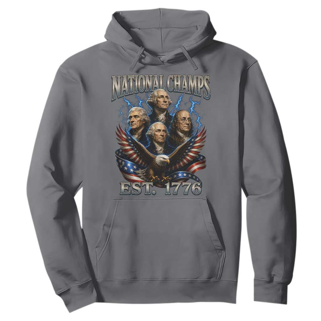 Founding Fathers USA 250th Anniversary Hoodie Vintage National Champions 250 Years Patriotic American Flag