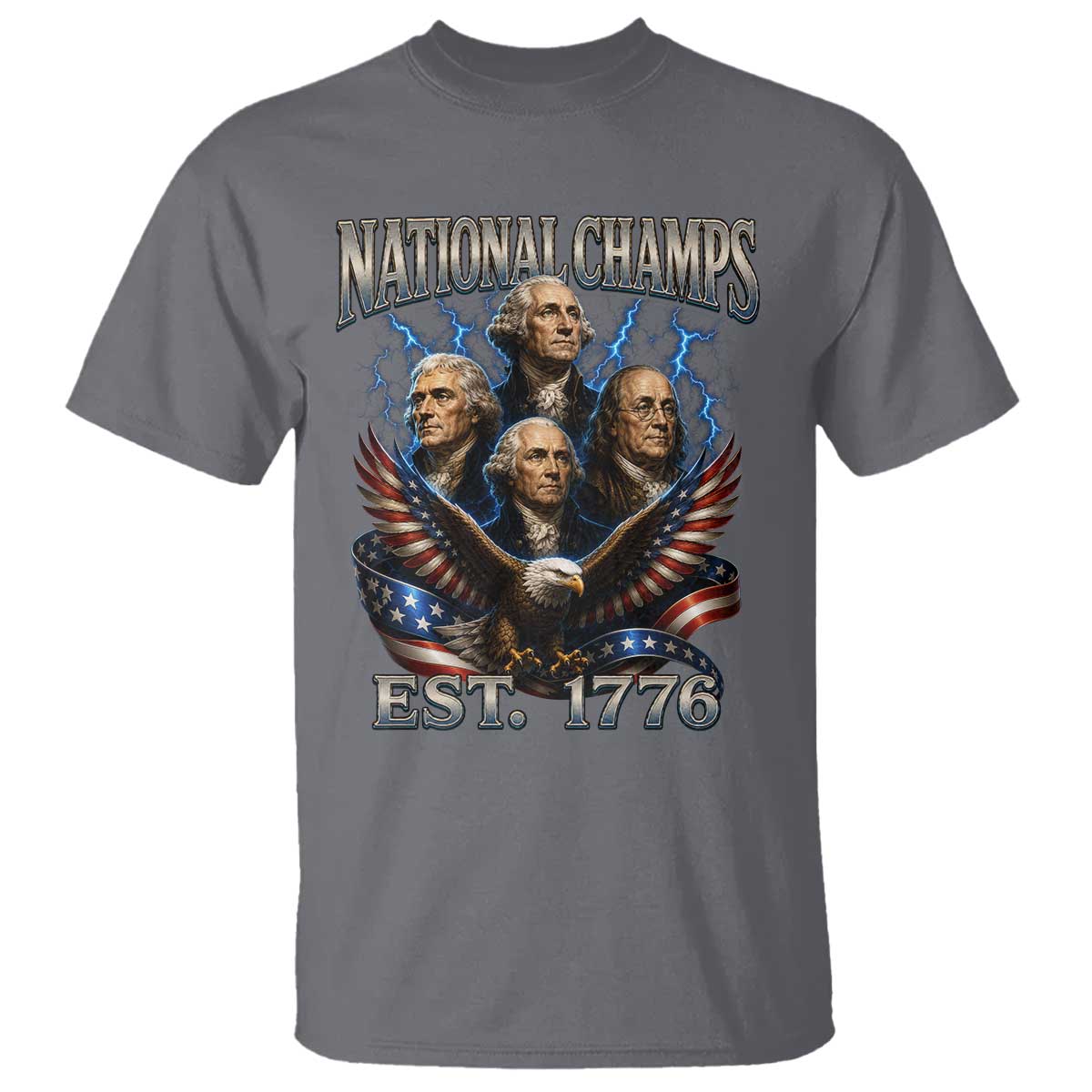 Founding Fathers USA 250th Anniversary T Shirt Vintage National Champions 250 Years Patriotic American Flag