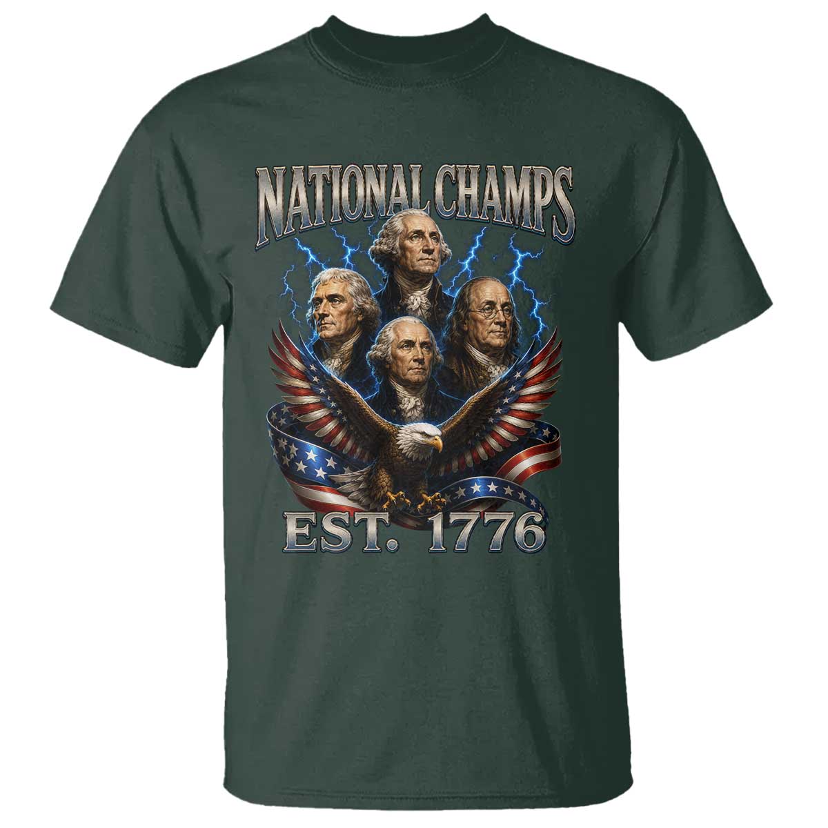 Founding Fathers USA 250th Anniversary T Shirt Vintage National Champions 250 Years Patriotic American Flag