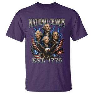 Founding Fathers USA 250th Anniversary T Shirt Vintage National Champions 250 Years Patriotic American Flag