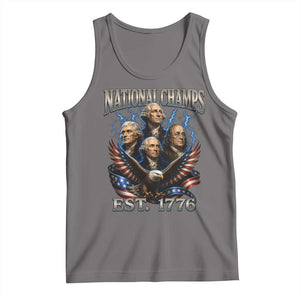 Founding Fathers USA 250th Anniversary Tank Top Vintage National Champions 250 Years Patriotic American Flag