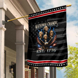 Founding Fathers USA 250th Anniversary Patriotic Garden Flag Vintage National Champions 250 Years American Flag