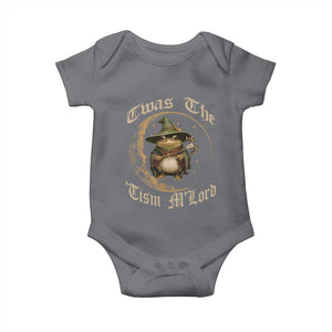 Twas the Tism MLord Frog Baby Onesie Funny Anti Social Meme TS10 Charcoal Print Your Wear