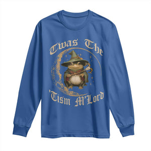 Twas the Tism MLord Frog Long Sleeve Shirt Funny Anti Social Meme TS10 Royal Blue Print Your Wear