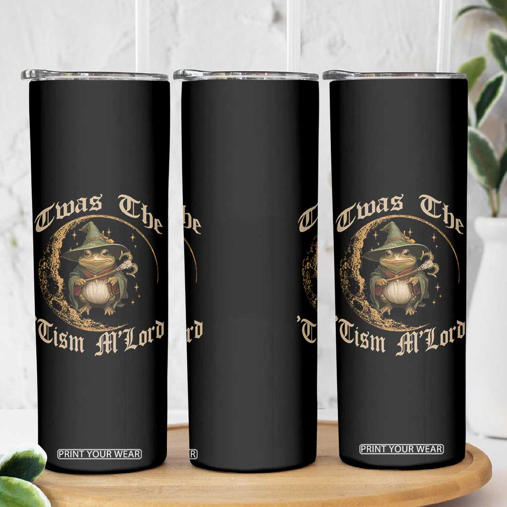 Twas the Tism MLord Frog Skinny Tumbler Funny Anti Social Meme TS10 Print Your Wear